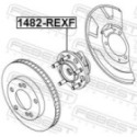 Ступица колеса FEBEST 1482-REXF
