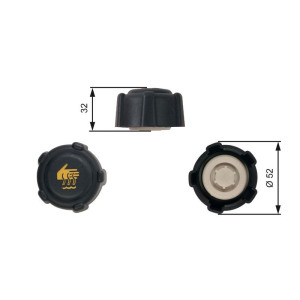 Cap, coolant tank GATES RC223