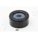 Deflection/Guide Pulley, V-ribbed belt JAPKO 129205