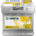 Стартерная аккумуляторная батарея VARTA 550901054K262