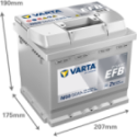 Starter Battery VARTA 550500055K262