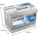Käynnistysakku VARTA 577400078K262