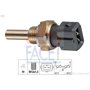 Sensor, coolant temperature FACET 7.3192