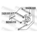 Mounting, control/trailing arm FEBEST SGAB-020