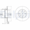 Brake Disc DELPHI BG2147