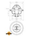 Thermostat, coolant NRF 725192