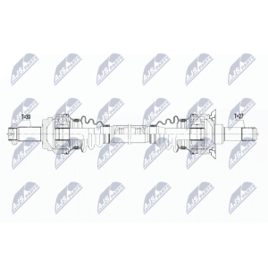 Drive Shaft NTY NPW-BM-091