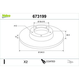 Piduriketas VALEO 673199