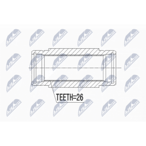 Nivelsarja, vetoakseli NTY NWP-CT-001