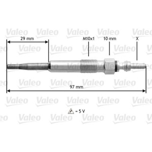 Hehkutulppa VALEO 345125