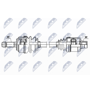 Приводной вал NTY NPW-HD-094