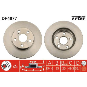 Jarrulevy TRW DF4877