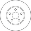 Brake Disc TRW DF4877