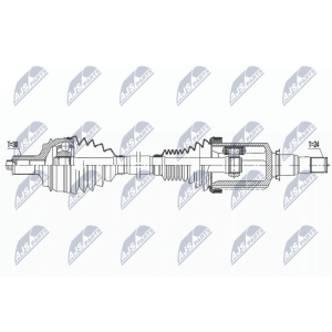 Drive Shaft NTY NPW-ME-154