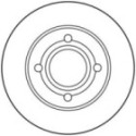Brake Disc TRW DF1536