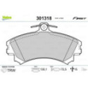 Brake Pad Set, disc brake VALEO 301318