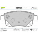 Brake Pad Set, disc brake VALEO 301738