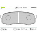 Brake Pad Set, disc brake VALEO 301777