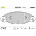 Brake Pad Set, disc brake VALEO 302020