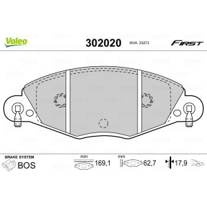 Jarrupala, levyjarru VALEO 302020