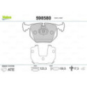 Brake Pad Set, disc brake VALEO 598580