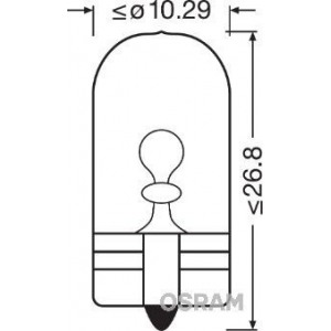 Bulb, indicator OSRAM 2845