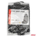 AMIO 04431 wooden bead seat cover black 44 × 106 cm
