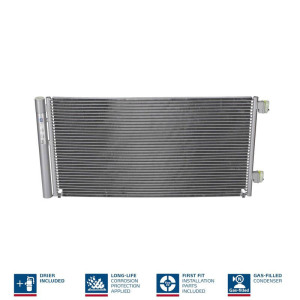 Condenser, air conditioning NISSENS 940204