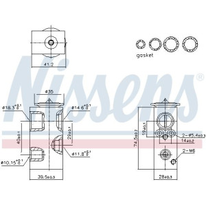 Expansion Valve, air conditioning NISSENS 999426