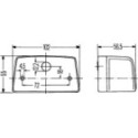 Licence Plate Light HELLA 2KA 998 523-001