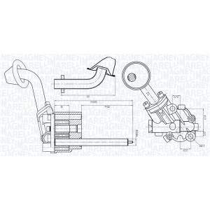 Oil Pump MAGNETI MARELLI 351516000005