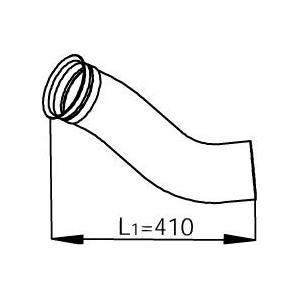Exhaust Pipe DINEX 81132