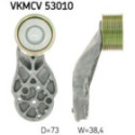 Deflection/Guide Pulley, V-ribbed belt SKF VKMCV 53010