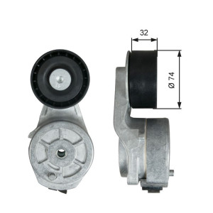 Belt Tensioner, V-ribbed belt GATES T38710