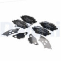 Brake Pad Set, disc brake DELPHI LP3608