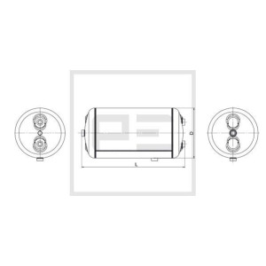Воздушный баллон, пневматическая система PE Automotive 126.247-80A