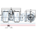 Interior Blower NISSENS 87790