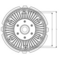 Clutch, radiator fan NRF 49741