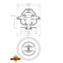 Thermostat, coolant NRF 725103