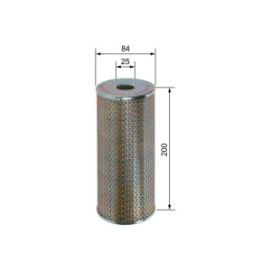 Filter, operating hydraulics BOSCH F 026 407 287