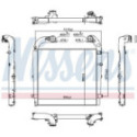 Charge Air Cooler NISSENS 961154