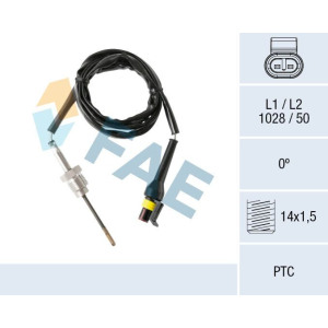 Sensor, exhaust gas temperature FAE 68009