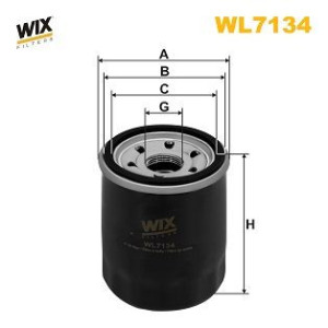 Öljynsuodatin WIX FILTERS WL7134