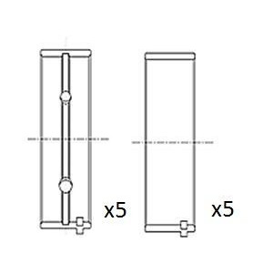 Crankshaft Bearing FAI AutoParts BM1001-STD