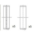 Crankshaft Bearing FAI AutoParts BM1028-STD