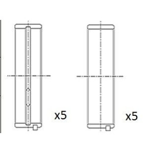 Väntvõlli laager FAI AutoParts BM1028-STD
