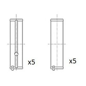 Подшипник коленвала FAI AutoParts BM1038-STD