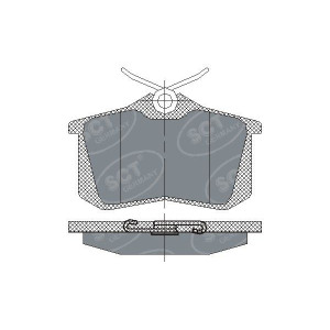 Комплект тормозных колодок, дисковый тормоз SCT - MANNOL SP 113 PR