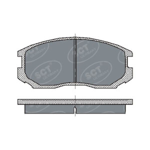 Brake Pad Set, disc brake SCT - MANNOL SP 196 PR