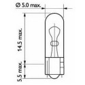 Лампочка W1.2W Long Life 24V 1,2W W2,1x4,5d SCT 202242